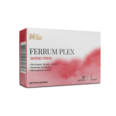 Железо Плекс, Ferrum Plex, My Nutri Week, 30 таблеток
