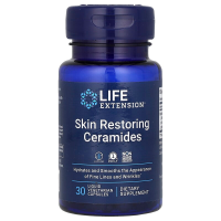 Восстановление кожи, Skin Restoring Ceramides, Life Extension, с керамидами, 30 жидких вегетарианских капсул