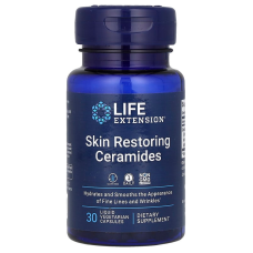 Восстановление кожи, Skin Restoring Ceramides, Life Extension, с керамидами, 30 жидких вегетарианских капсул
