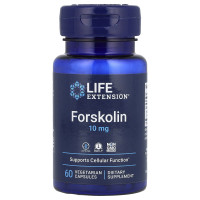 Форсколин, Forskolin, Life Extension, 10 мг, 60 вегетарианских капсул
