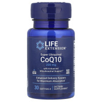 Коензим Q10 (убихинол), Ubiquinol CoQ10, Life Extension, 200 мг, 30 капсул