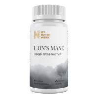 Ежовик гребенчатый, Lion's Mane, My Nutri Week, 60 капсул