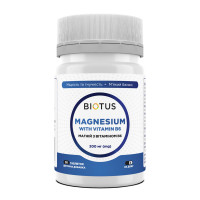 Магній с вітаміном В6, Magnesium with Vitamin B6, Biotus, 200 мг, 30 таблеток