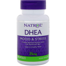 ДГЭА, дегидроэпиандростерон, DHEA, Natrol, 25 мг, 90 капсул