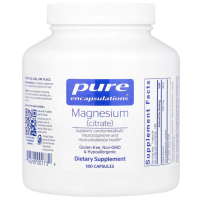 Магний цитрат, Magnesium (citrate), Pure Encapsulations, для сна, здоровья сердца, мышц и обмена веществ, 150 мг, 180 капсул