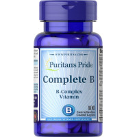Комплекс вітамінів групи В, Complete B, Puritan's Pride, 100 капсул