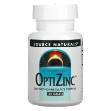 Оптицинк, OptiZinc, Source Naturals, 120 таблеток