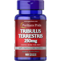 Трибулус терестріс (якірці сланкі), Tribulus Terrestris, Puritan's Pride, 250 мг, 90 капсул