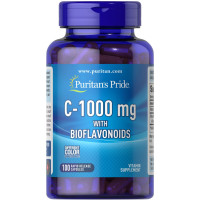 Витамин С с биофлавоноидами, Vitamin C with Bioflavonoids, Puritan's Pride, 1000 мг, 100 капсул