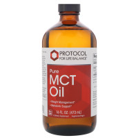 Масло MCT, Pure MCT Oil, Protocol for Life Balance, 473 мл