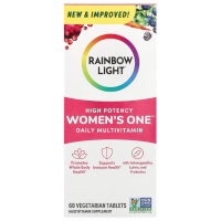 Мультивітаміни для жінок, Women's Multivitamin, Rainbow Light, 1 на день, висока ефективність, 60 вегетаріанських таблеток