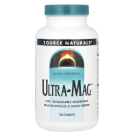 Магний (ультра), Ultra-Mag, Source Naturals, 120 таблеток
