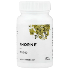 Витамин D-5000, Vitamin D-5,000, Thorne, 120 капсул (125 мкг на капсулу)