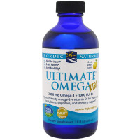 Омега экстра, Omega Xtra, Nordic Naturals, лимонный вкус, 237 мл.