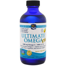 Омега экстра, Omega Xtra, Nordic Naturals, лимонный вкус, 237 мл.