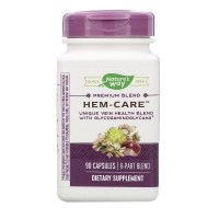Здоровья вен, Hem-Care, Nature's Way, 90 капсул