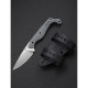 Ніж фіксований тактичний Civivi SOKN, (7.2 см) Nitro-V / G10 сірий