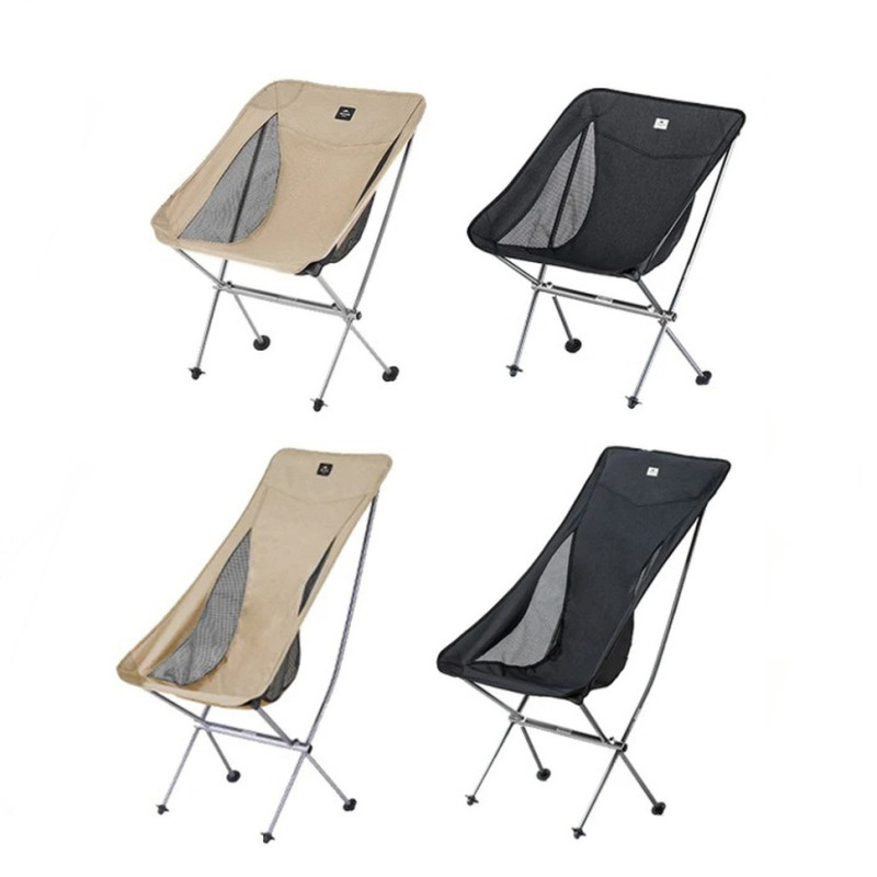 Крісло складане Naturehike Stellaluna L04 CNK2450JJ015, розмір L, алюміній, чорне