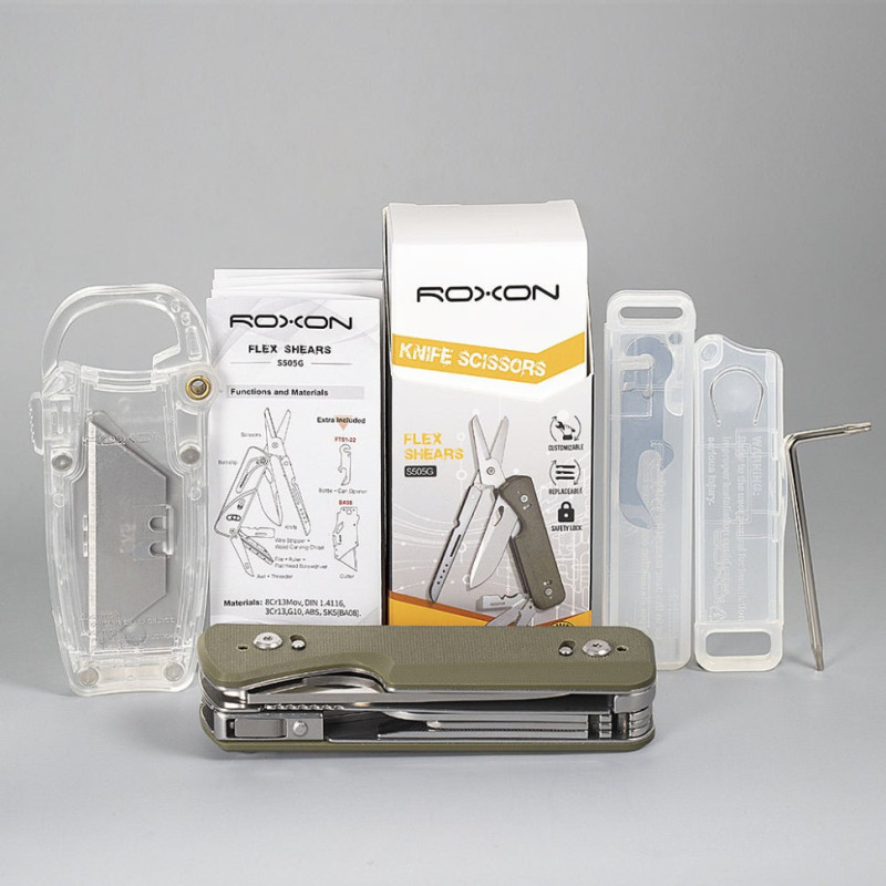 Мультитул Roxon Flex S505G,зелений