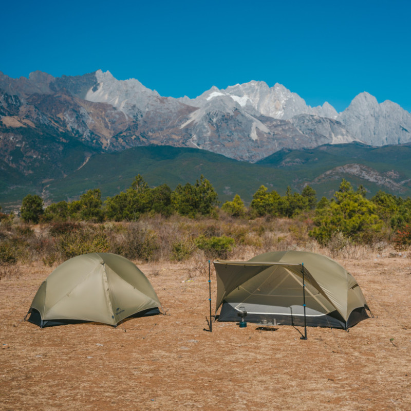 Намет надлегкий двомісний Naturehike Mongar CNK2550WS016, 15D, сiрий