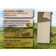 Спальник надлегкий Naturehike Sunny Day PL01 LW180 CNK2550WS026, (15°C), p-p regular, коричневий