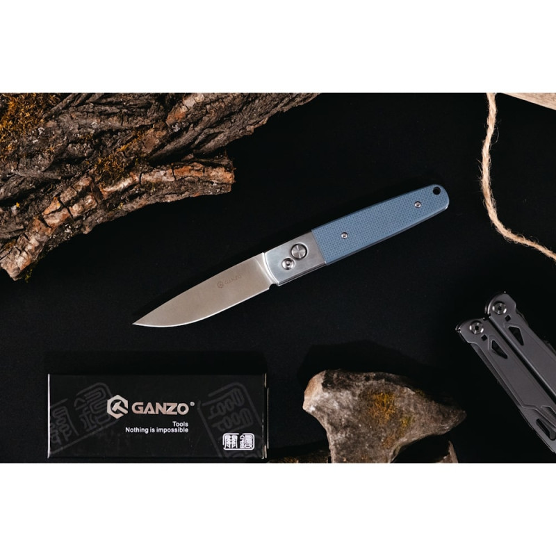 Нiж складаний Ganzo G7211-GY ciрий