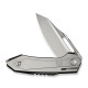 Ніж складаний туристичний Weknife Bogey (9.3 см) Bohler M390 / Titanium сірий