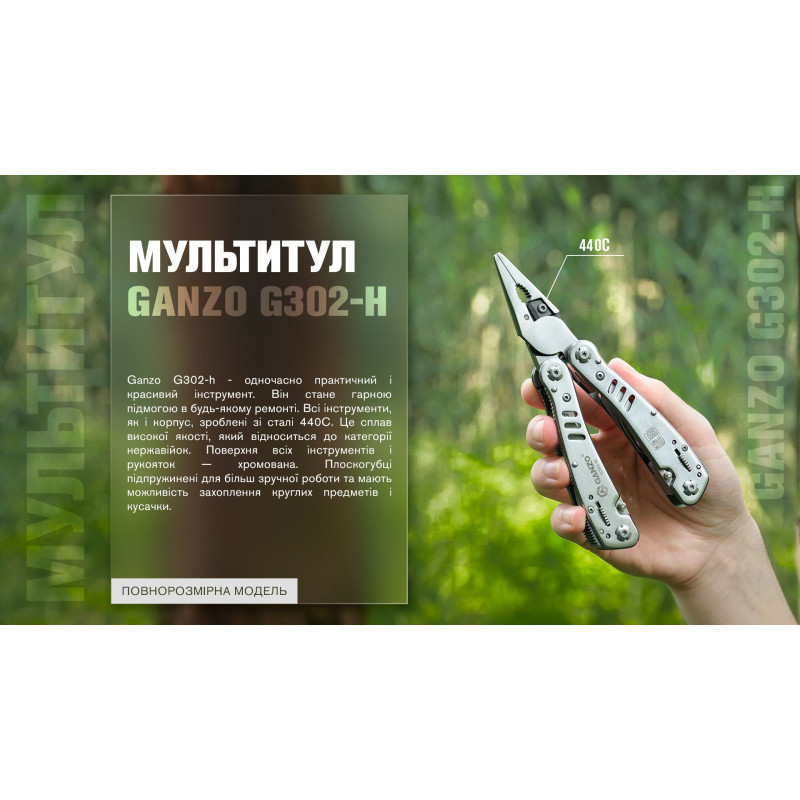 Мультитул Multi Tool Ganzo G302-H