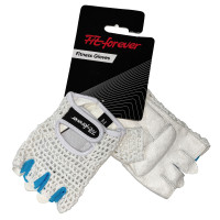 Рукавички для фітнесу Fit forever Fit Work AI-04-1569-D білий-синій S