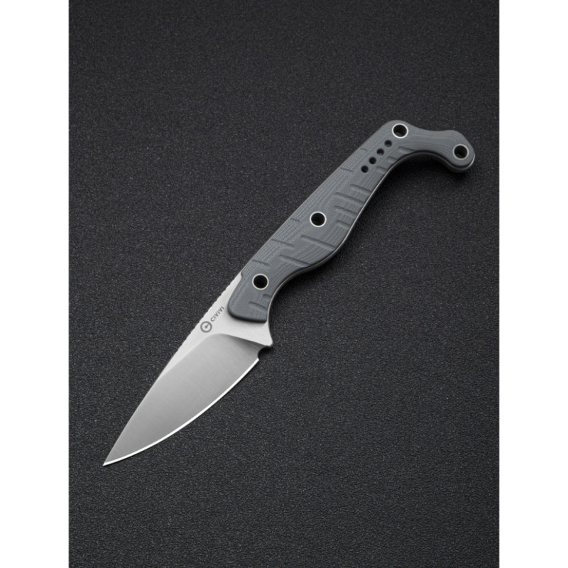 Ніж фіксований тактичний Civivi SOKN, (7.2 см) Nitro-V / G10 сірий