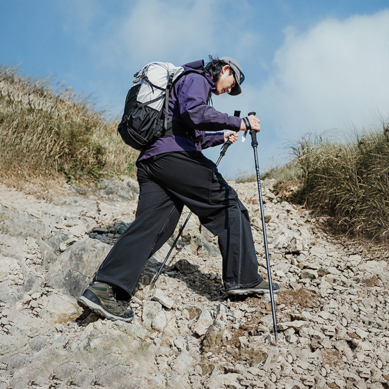 Трекінгова палиця Naturehike CNK2450DS017, 120 см, чорна