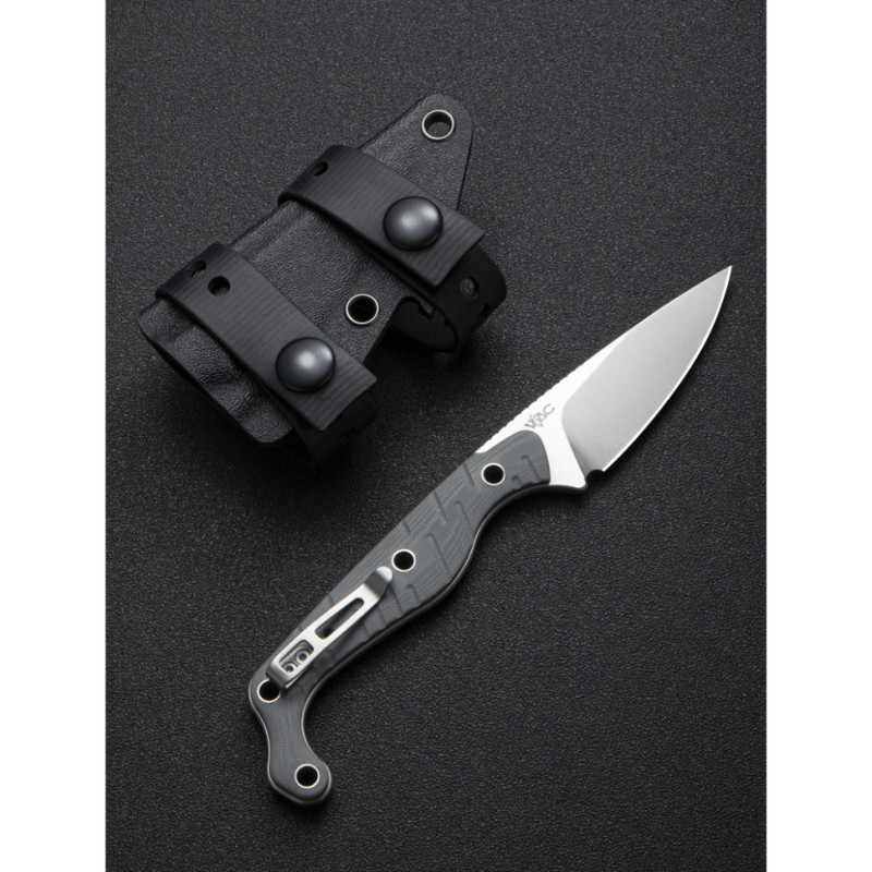 Ніж фіксований тактичний Civivi SOKN, (7.2 см) Nitro-V / G10 сірий