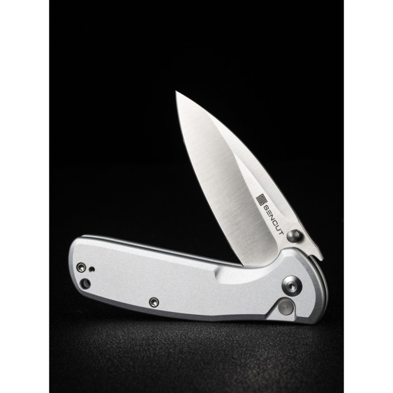 Ніж складаний кишеньковий Sencut ArcBlast, (7.6 см) 9Cr18MoV / Aluminum сірий