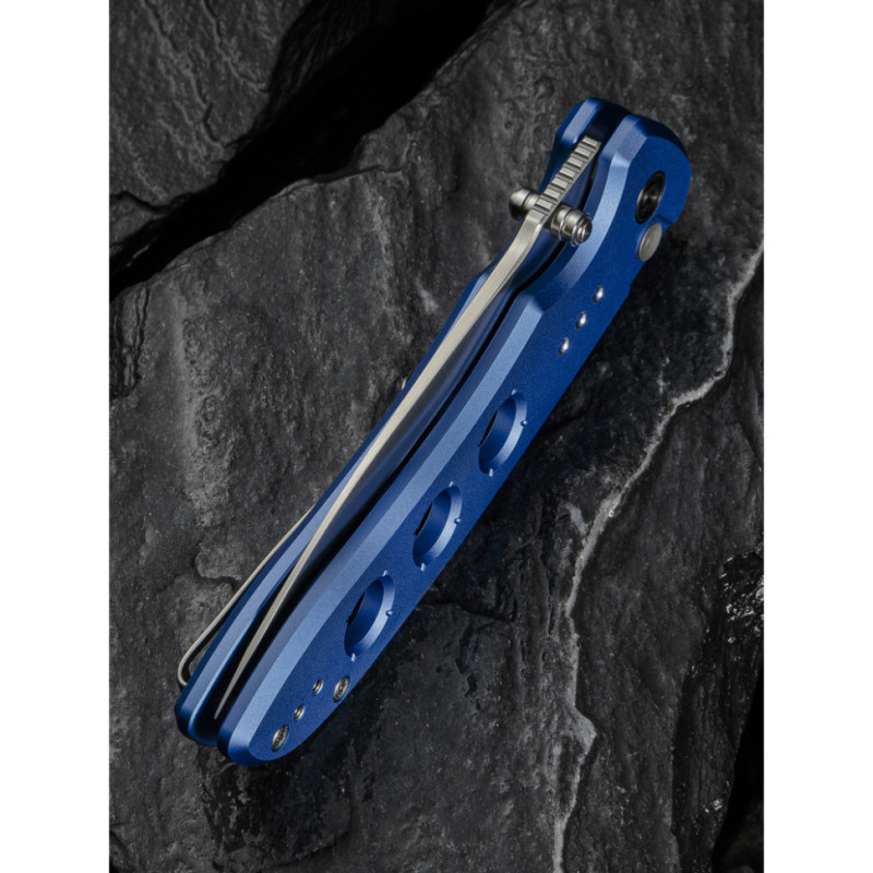 Ніж складаний туристичний Civivi Hyperpulse, (8.9 см) 14C28N / Aluminum синій