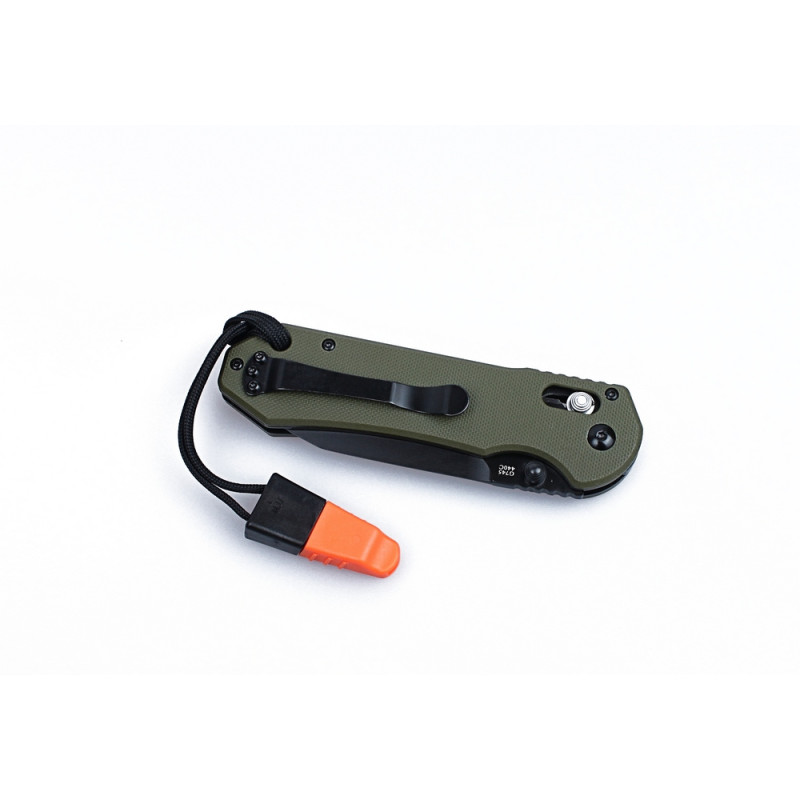 Ніж складаний туристичний Ganzo G7453-WS ( 9 см) 440С / G10 помаранчевий