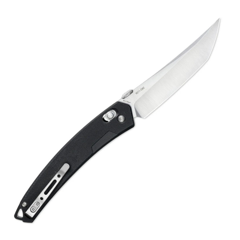 Ніж складаний туристичний SRM 9211-GB2 (9.2 см) 8Cr13MoV / G10 чорний