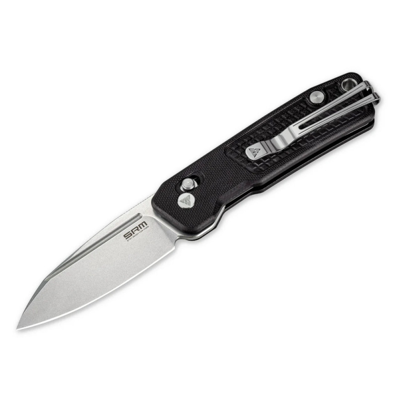 Ніж складаний кишеньковий SRM Scout (6.9 см) 14C28N / G10, чорний