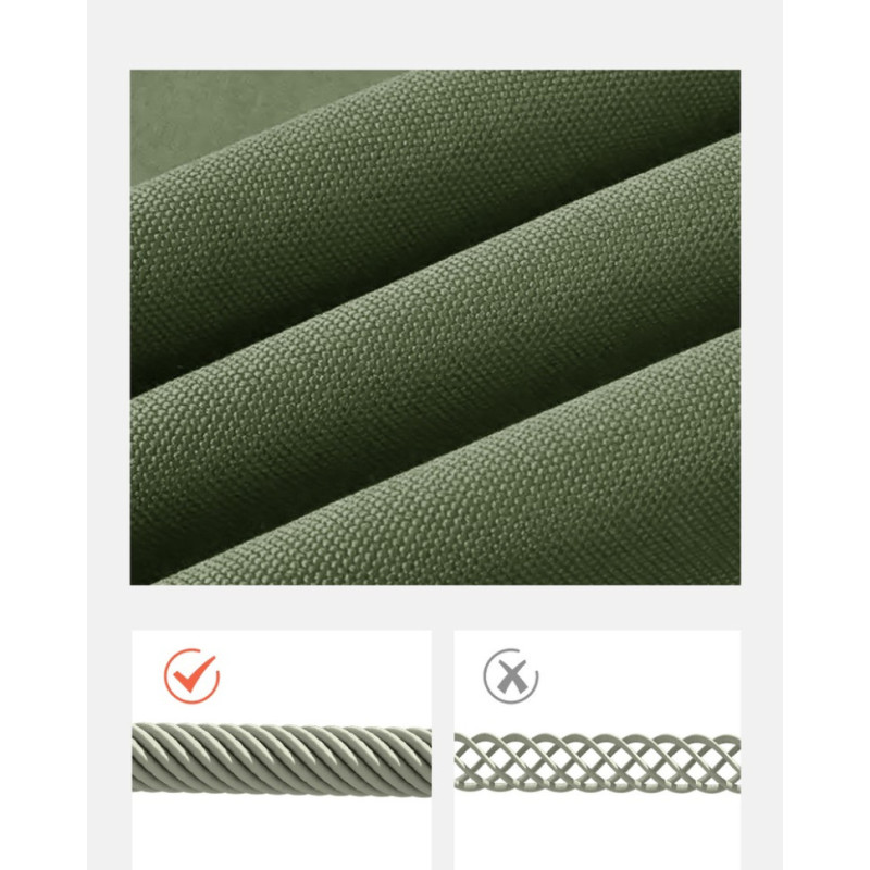 Стілець складаний ультралегкий Naturehike CNK2550JJ013 Yamami YL01, розмір L, алюміній, оливковий