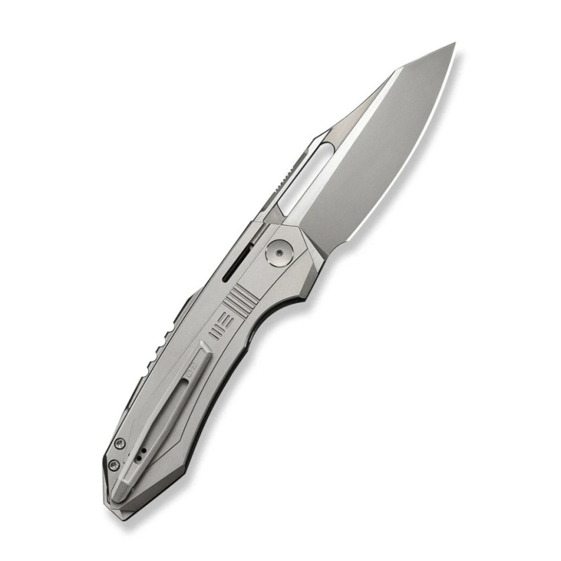 Ніж складаний туристичний Weknife Bogey (9.3 см) Bohler M390 / Titanium сірий