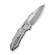 Ніж складаний туристичний Weknife Bogey (9.3 см) Bohler M390 / Titanium сірий