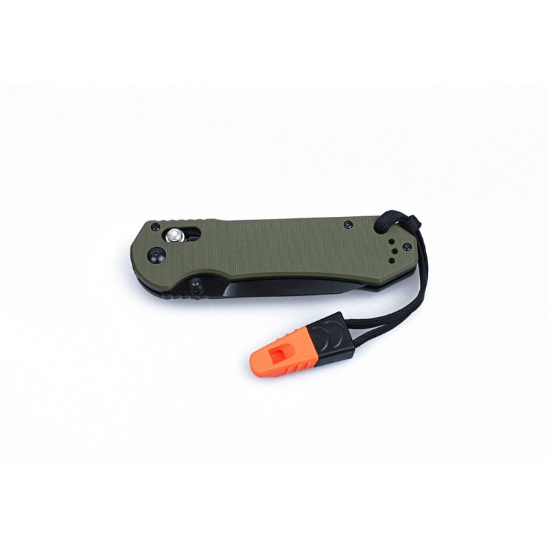 Ніж складаний туристичний Ganzo G7453-WS ( 9 см) 440С / G10 помаранчевий