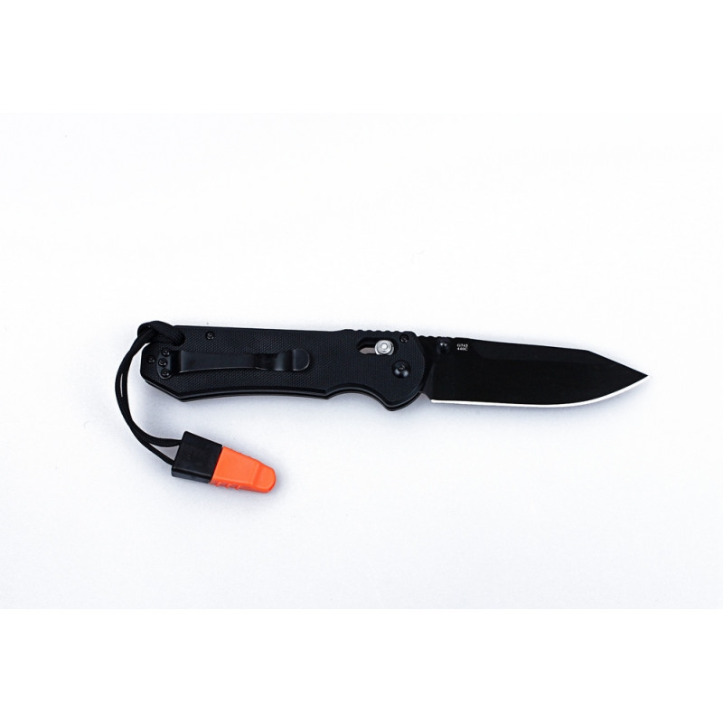 Ніж складаний туристичний Ganzo G7453-WS ( 9 см) 440С / G10 помаранчевий