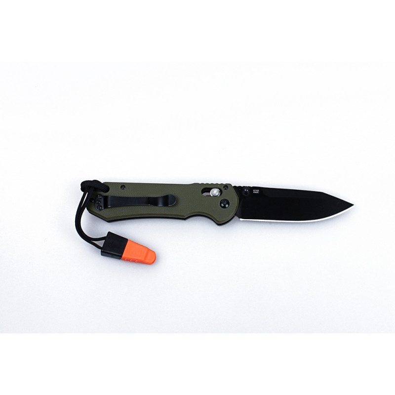 Ніж складаний туристичний Ganzo G7453-WS ( 9 см) 440С / G10 помаранчевий