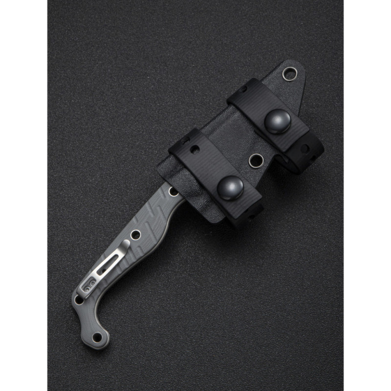 Ніж фіксований тактичний Civivi SOKN, (7.2 см) Nitro-V / G10 сірий