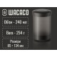 Портативна кавоварка-прес Wacaco Prestina, механічна, для меленої кави, чорна