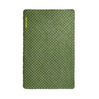 Матрац туристичний надувний двомісний Naturehike CNK2450WS014, надлегкий, 200х132х8 см, зелений із мішком для надування