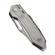 Ніж складаний туристичний Weknife Bogey (9.3 см) Bohler M390 / Titanium сірий