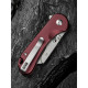 Ніж трапеція складаний кишеньковий Civivi Elementum Utility, (5.8 см) 6Cr13 / Aluminum червоний