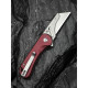 Ніж трапеція складаний кишеньковий Civivi Elementum Utility, (5.8 см) 6Cr13 / Aluminum червоний