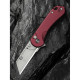 Ніж трапеція складаний кишеньковий Civivi Elementum Utility, (5.8 см) 6Cr13 / Aluminum червоний